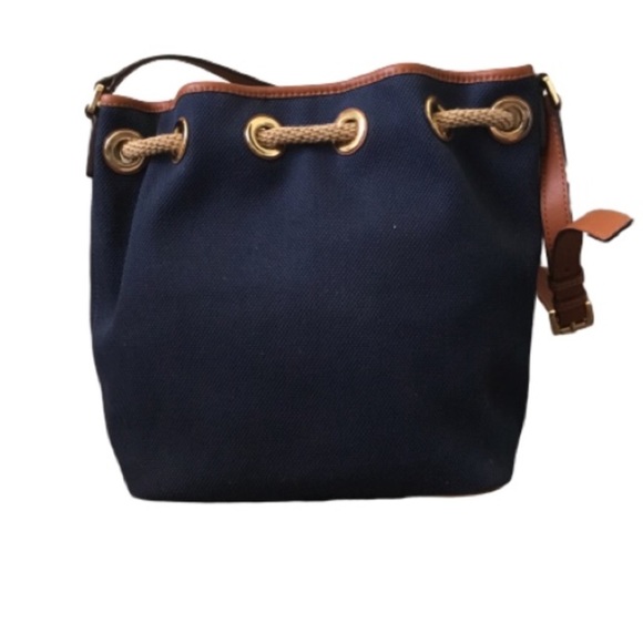 Michael Michael Kors Marina Navy Canvas Bag - Picture 2 of 8